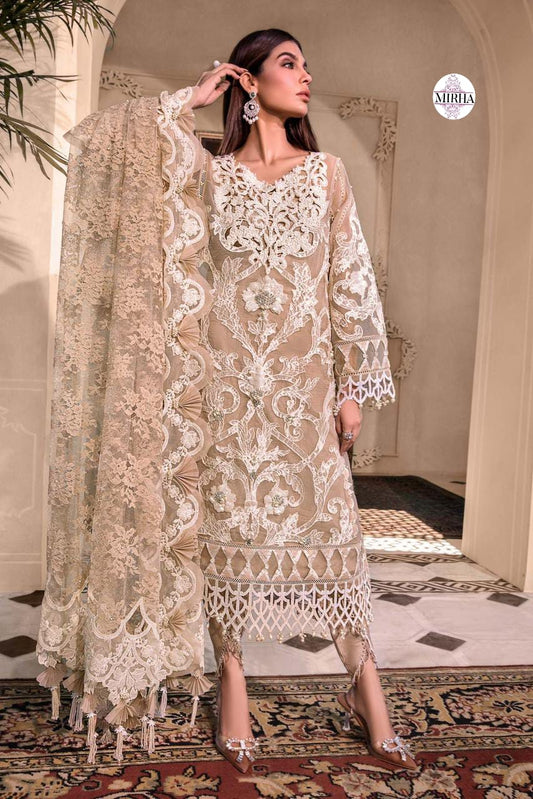 ✨ Luxury Hand-Embellished Organza Ensemble with Spengle & 3D Floral Dupatta ✨