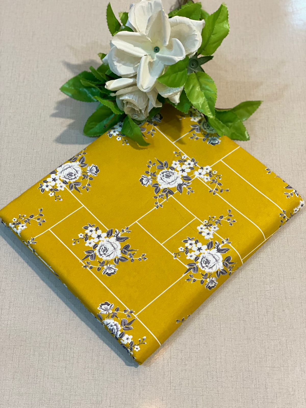 Ladies 2-Piece – Micro Polo Cotton with Floral Print