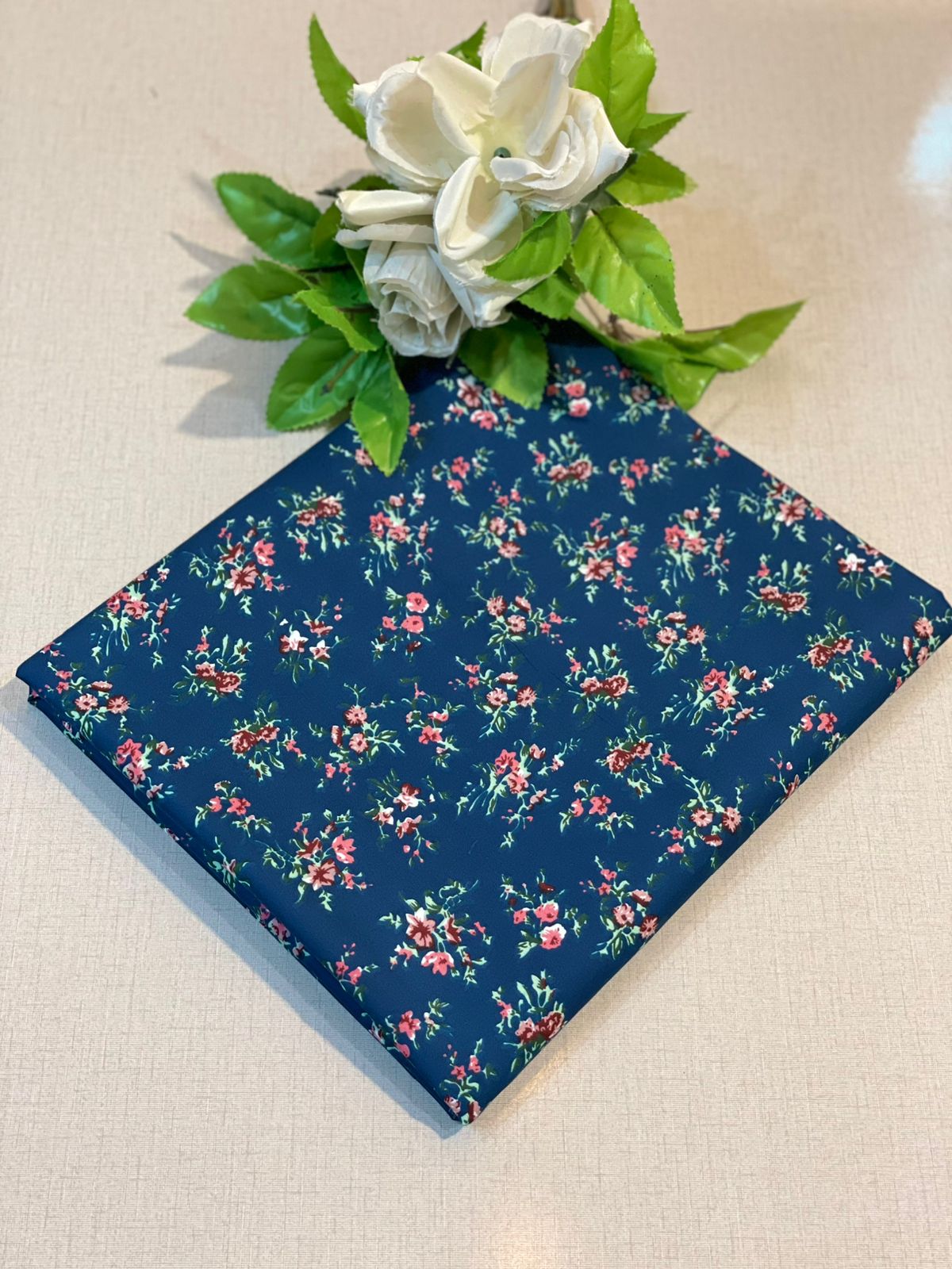 Ladies 2-Piece – Micro Polo Cotton with Floral Print