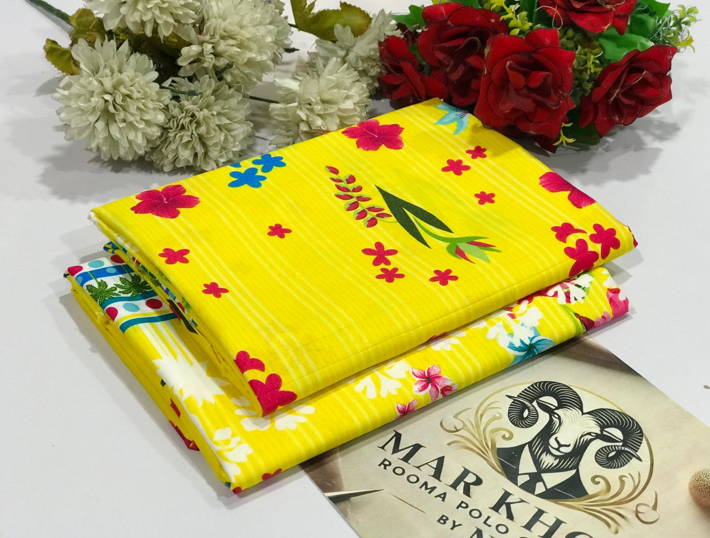 Ladies 2-Piece – Micro Polo Cotton with Floral Print