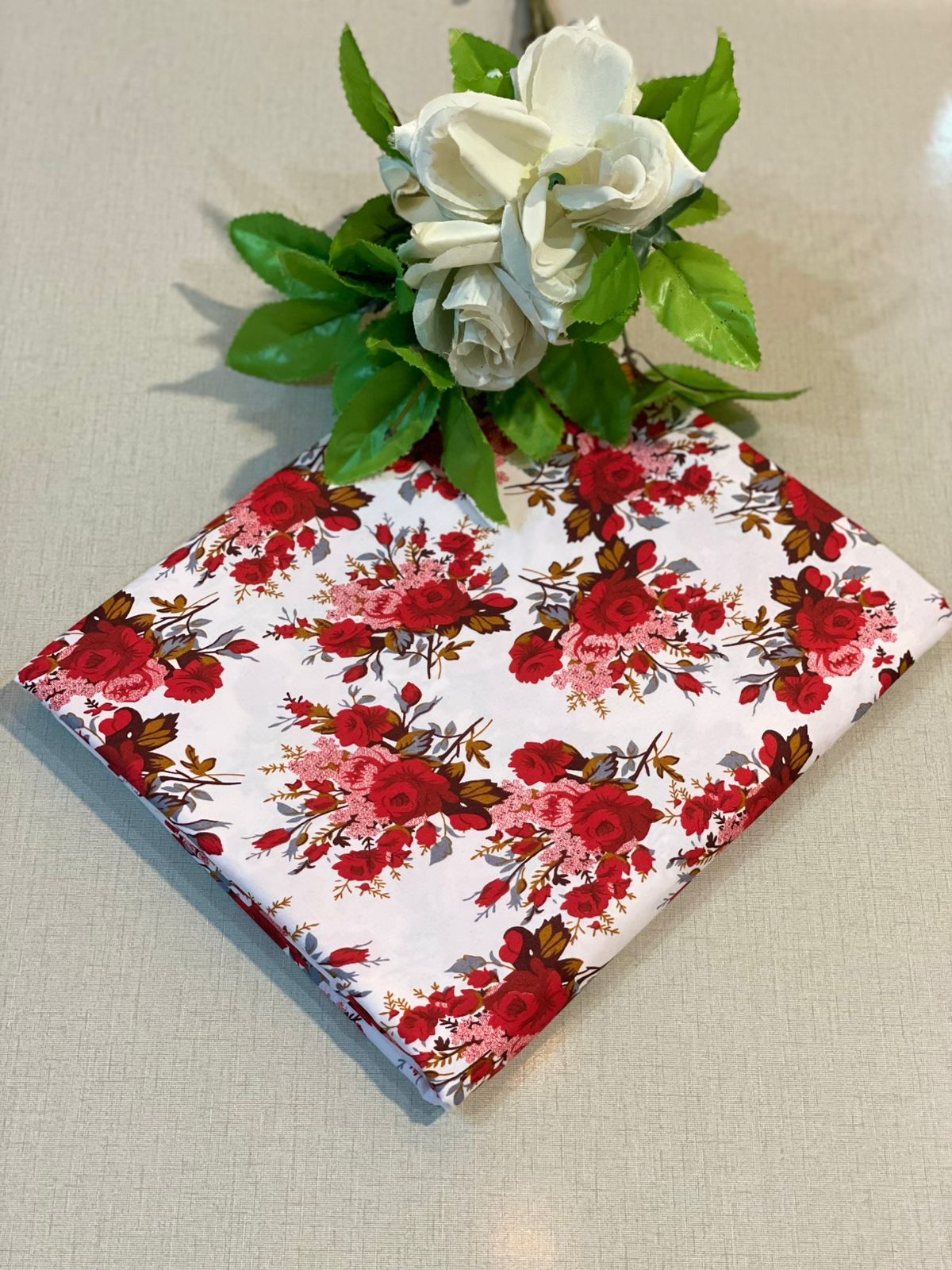 Ladies 2-Piece – Micro Polo Cotton with Floral Print