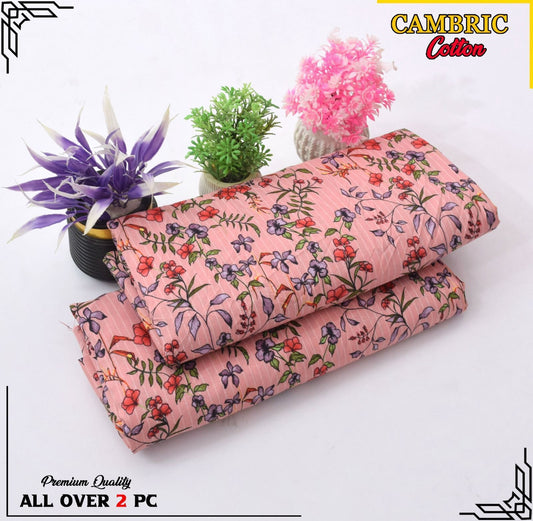 Ladies 2-Piece – Micro Polo Cotton with Floral Print