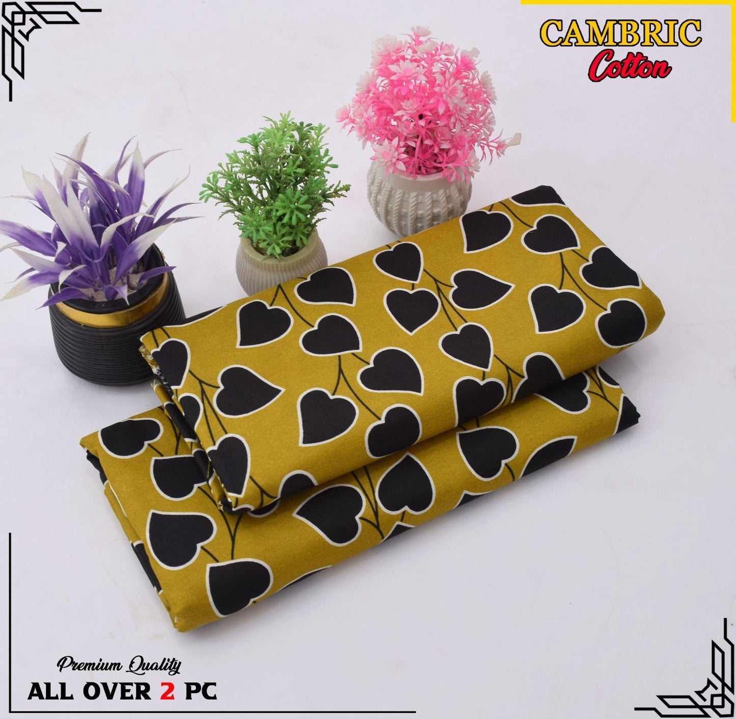 Ladies 2-Piece – Micro Polo Cotton with Floral Print