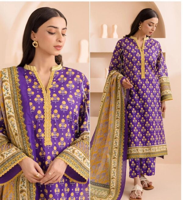 SHOMI Printed Lawn Suit