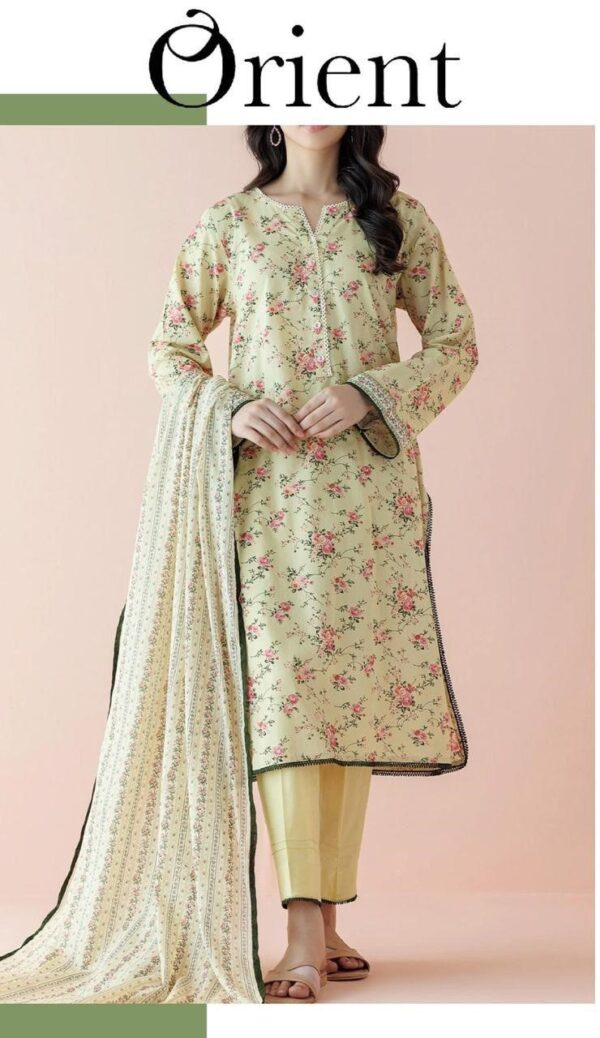Orient Printed Lawn Suit