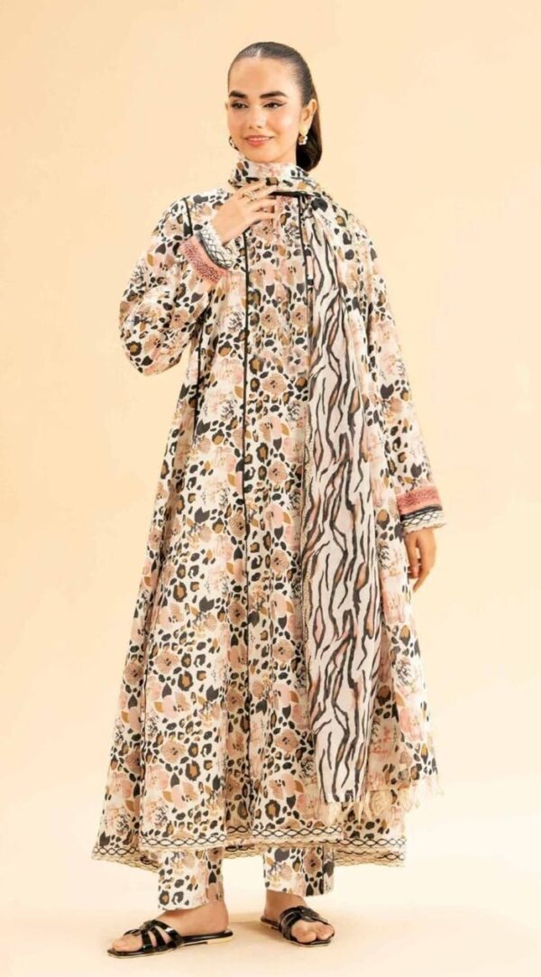 Bana dora digital printed lawn 3pc suit