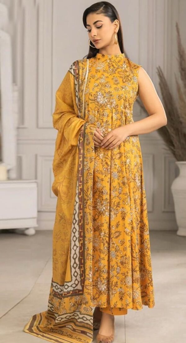 Bana dora digital printed lawn 3pc suit