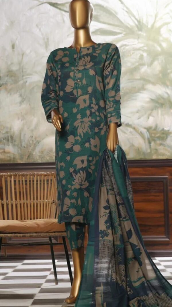 Bana dora digital printed lawn 3pc suit