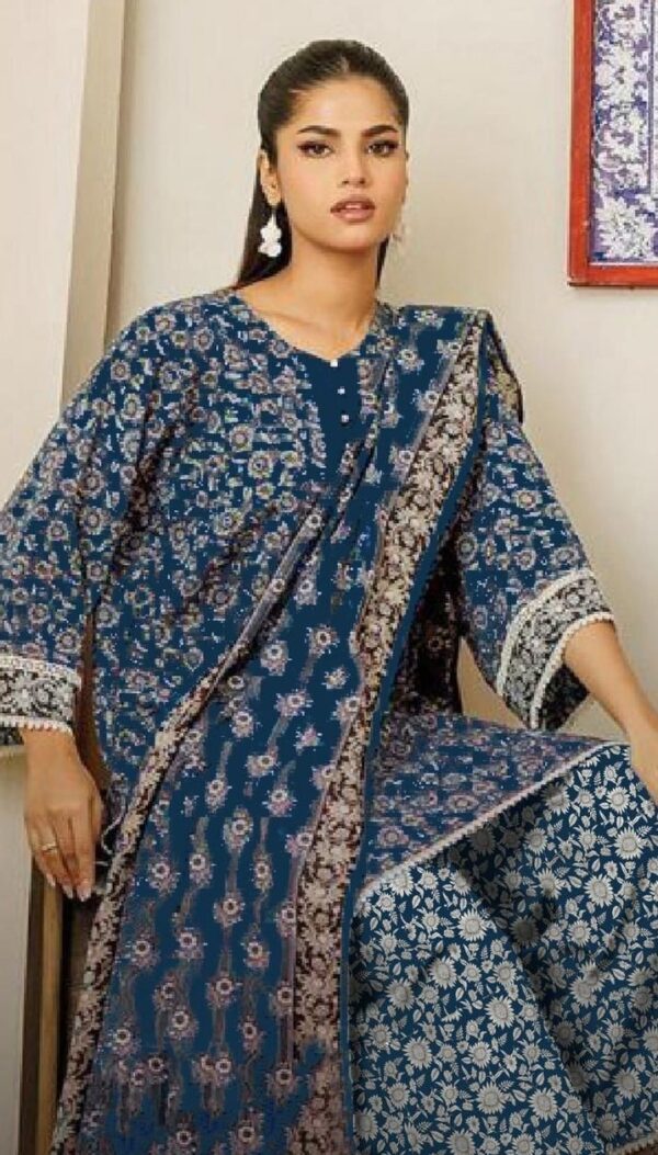 Bana dora digital printed lawn 3pc suit