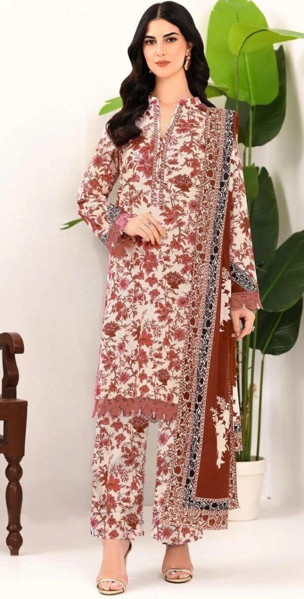 Bana dora digital printed lawn 3pc suit