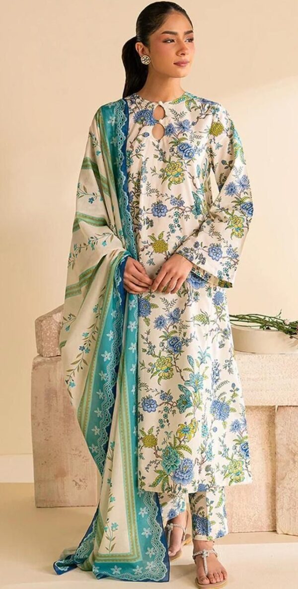 Bana dora digital printed lawn 3pc suit