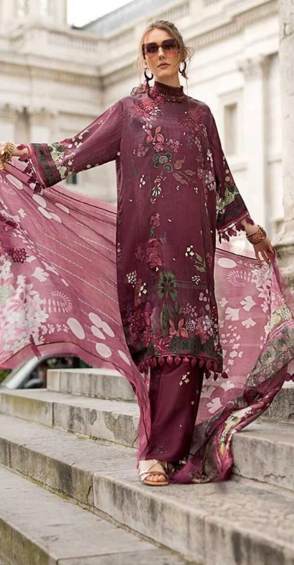 Bana dora digital printed lawn 3pc suit