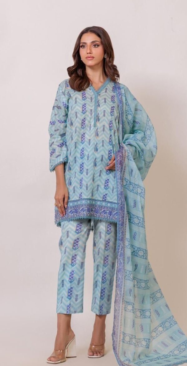 Bana dora digital printed lawn 3pc suit