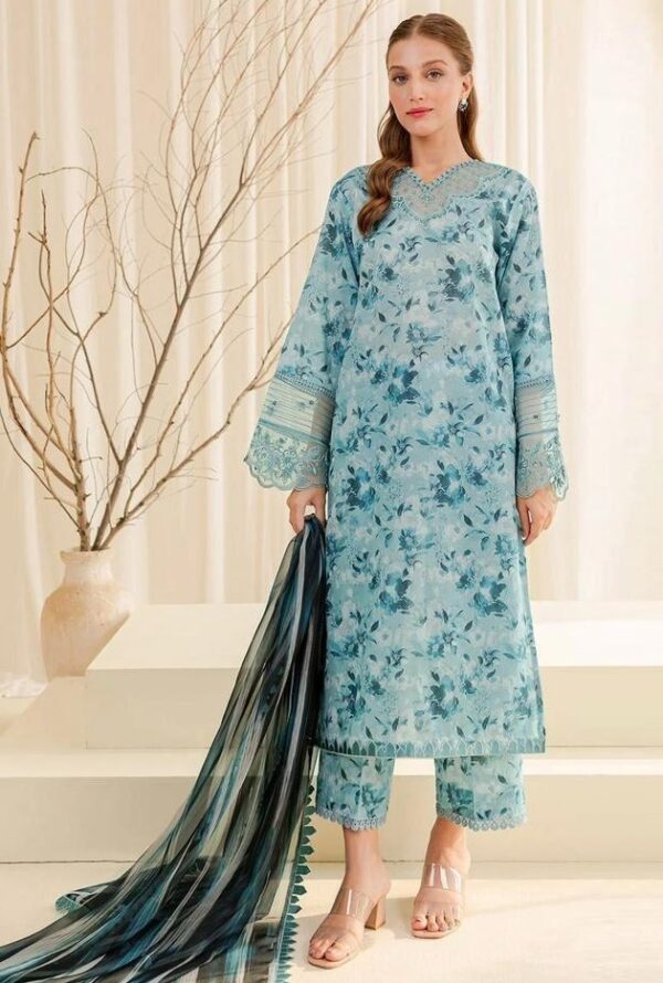 Bana dora digital printed lawn 3pc suit