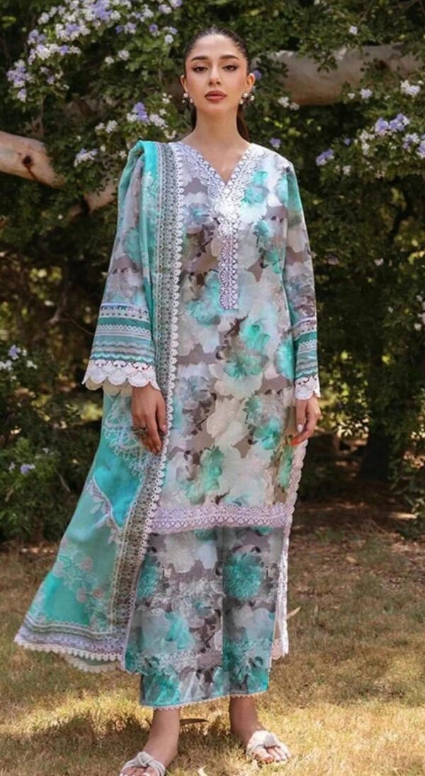 Bana dora digital printed lawn 3pc suit