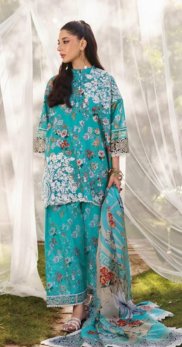 Bana dora digital printed lawn 3pc suit