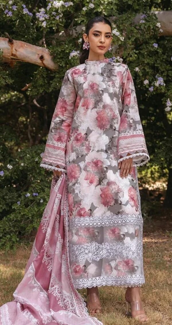 Bana dora digital printed lawn 3pc suit