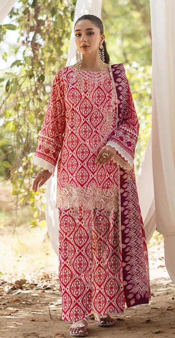 Bana dora digital printed lawn 3pc suit