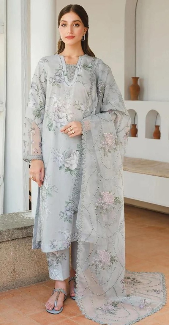 Bana dora digital printed lawn 3pc suit