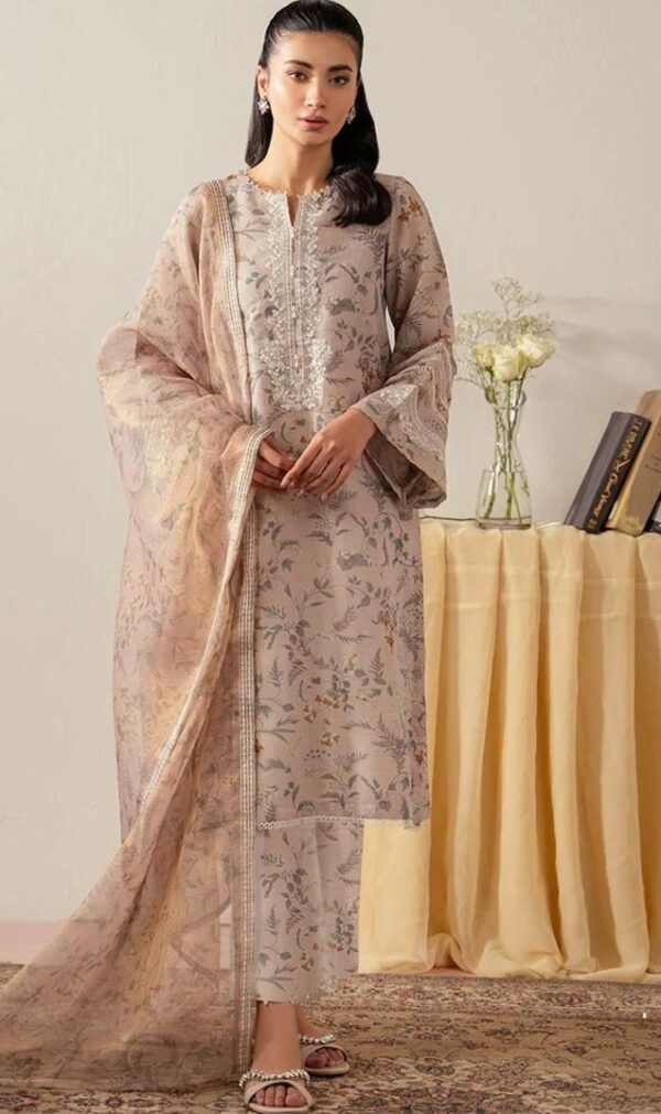 Bana dora digital printed lawn 3pc suit