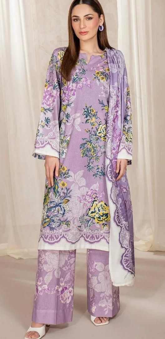 Bana dora digital printed lawn 3pc suit